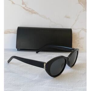 NEW Saint Laurent SL M148 Sunglasses in Black